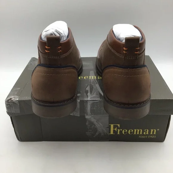 Freeman Brent Tan Leather Chukka Boots Mens Size 13 Wide F218001 NEW